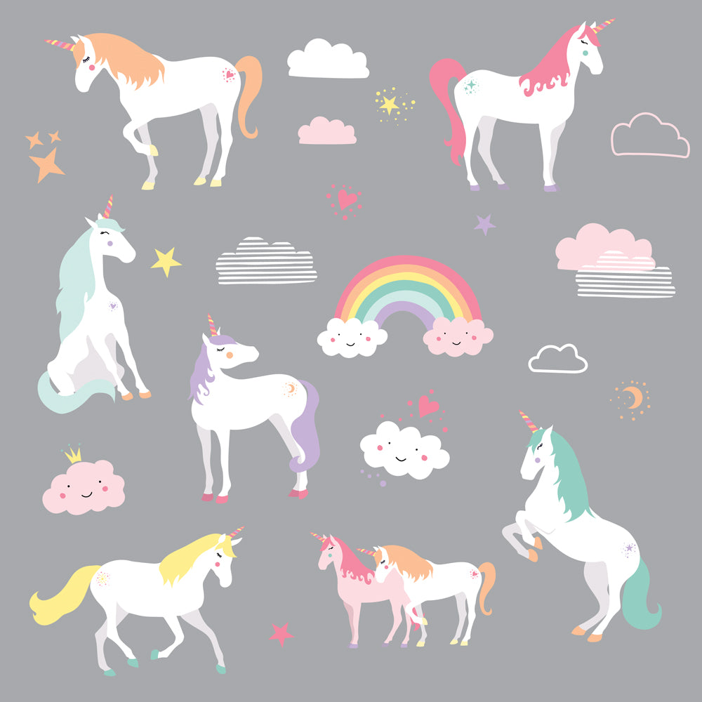 Unicorn Muursticker - "Magisch"