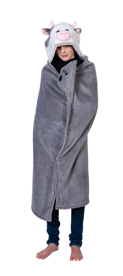 Noxxiez fleece deken - koe