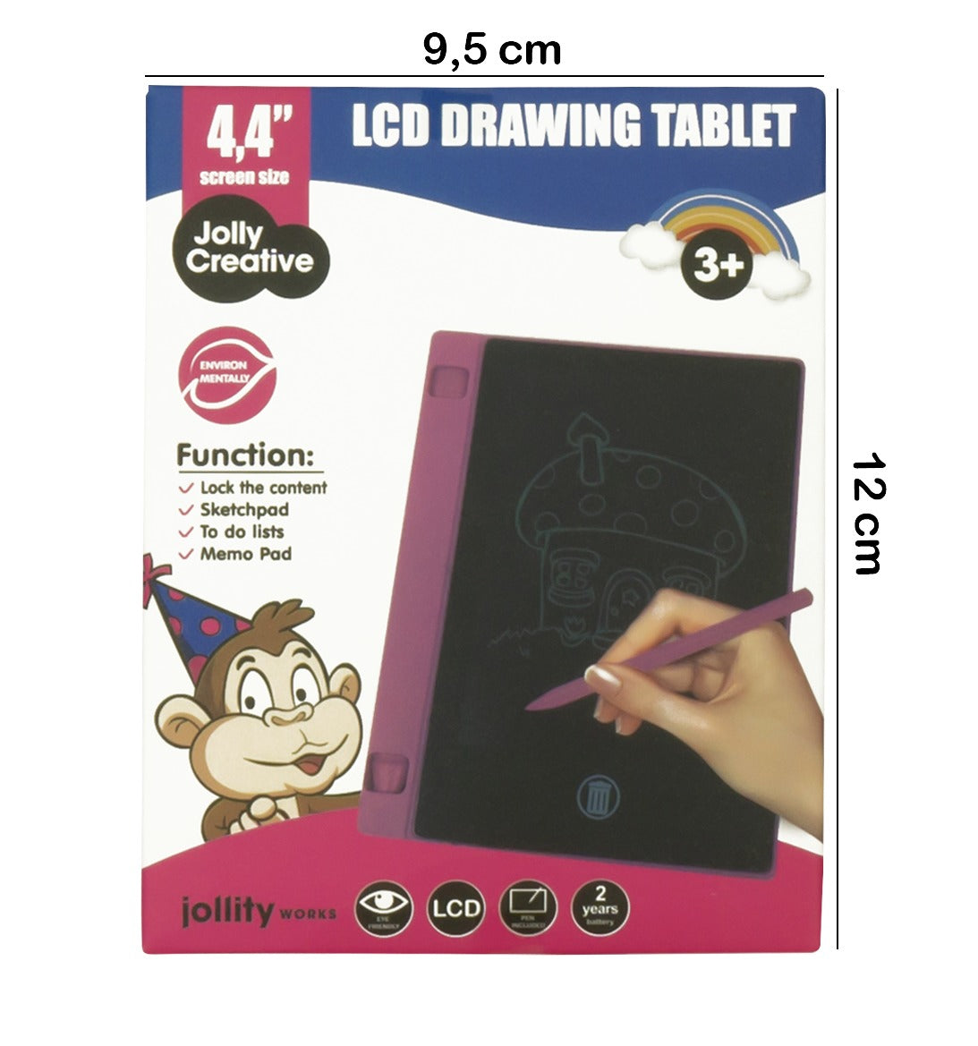 Jollity 4.4"LCD writing tablet