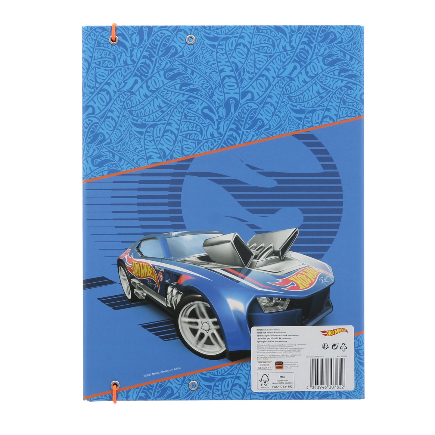 Hot Wheels Notitiemap A4
