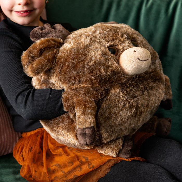 Noxxiez handwarmer - knuffel - kussen - rendier