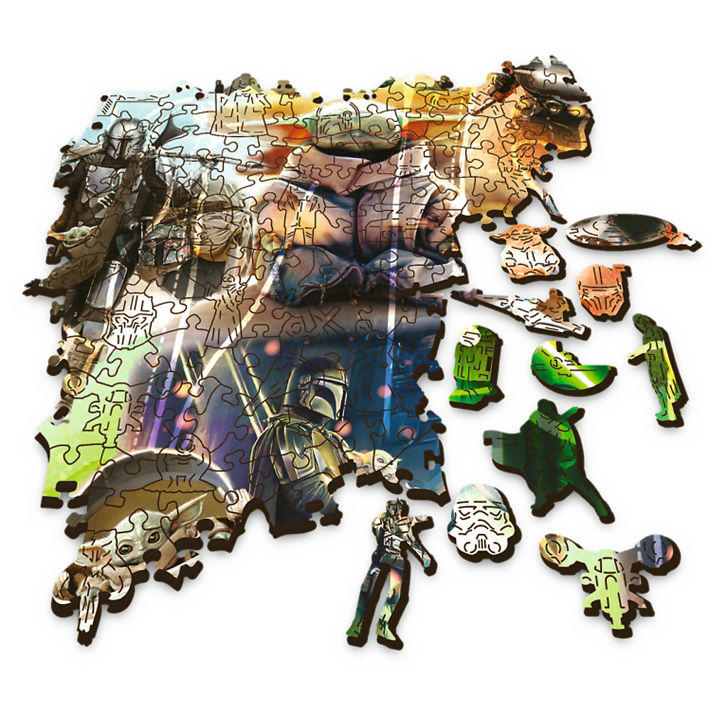 Star Wars houten puzzel - Mandalorian
