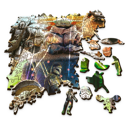 Star Wars houten puzzel - Mandalorian