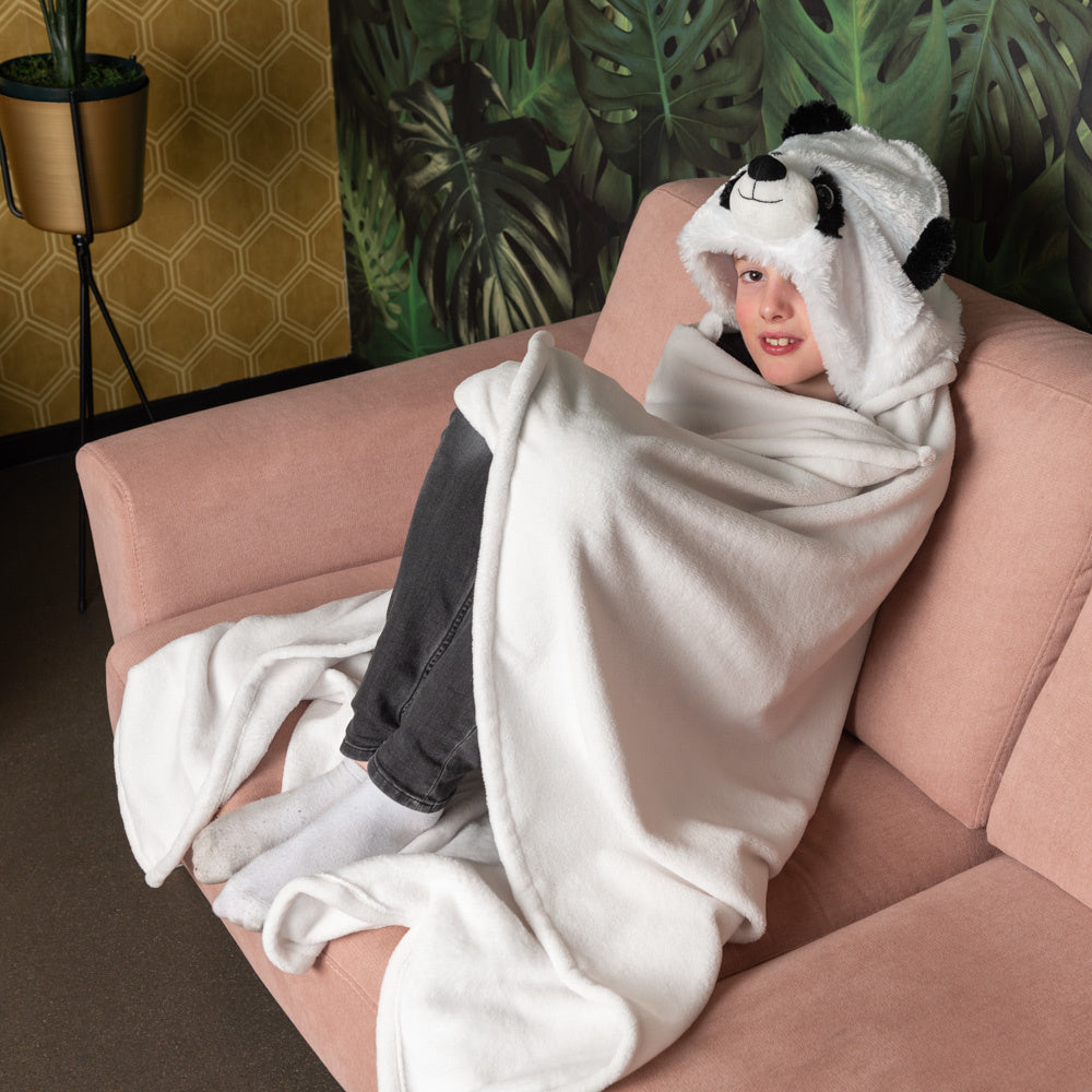 Noxxiez fleece deken - panda