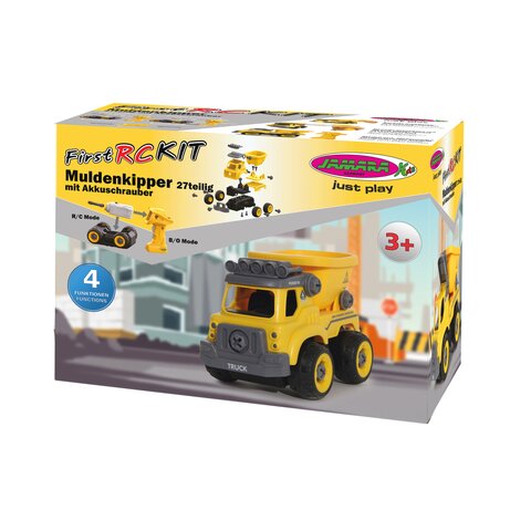Jamara Dump Truck 27-delig met Accuschroevendraaier