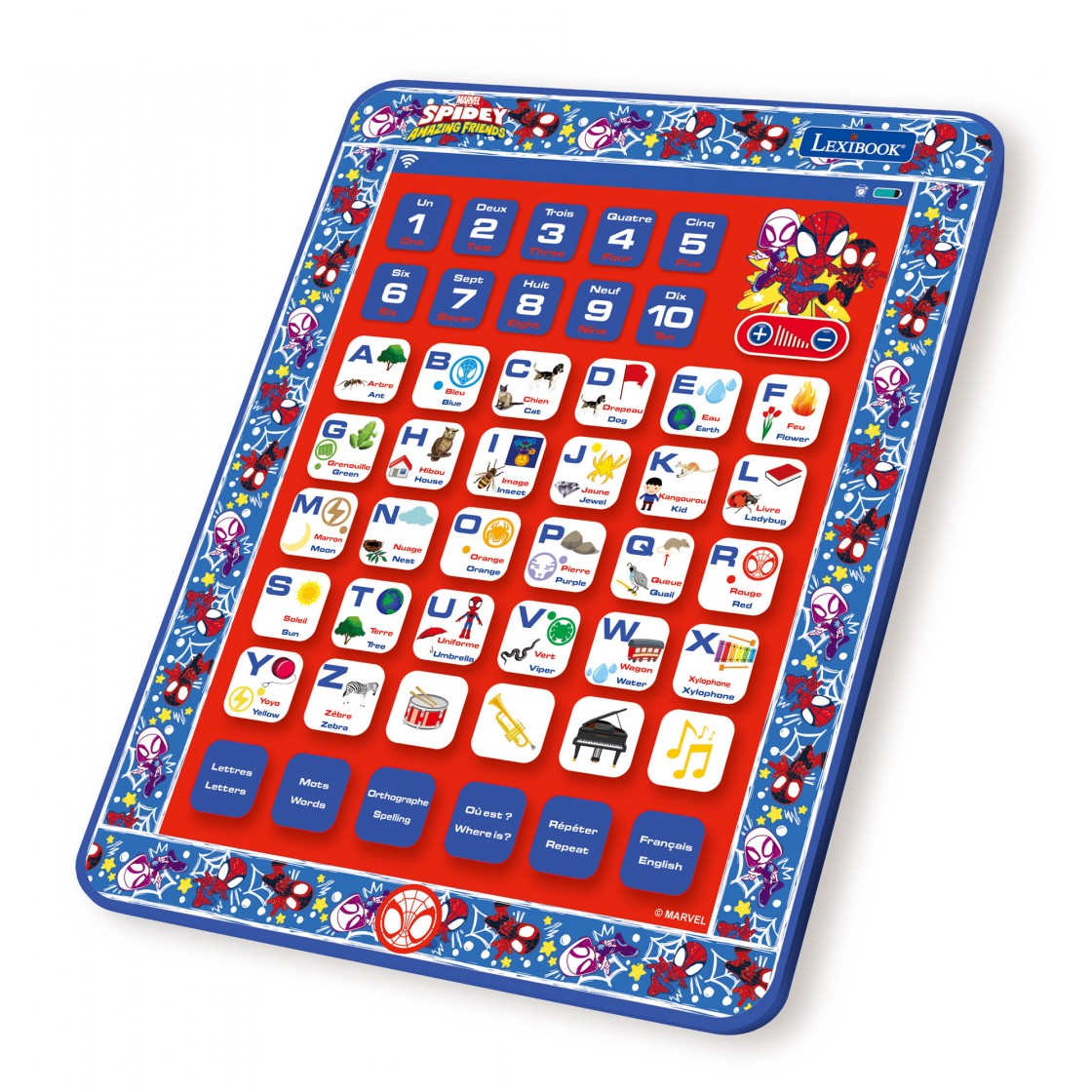 Spiderman Tablet Educatief FR/EN