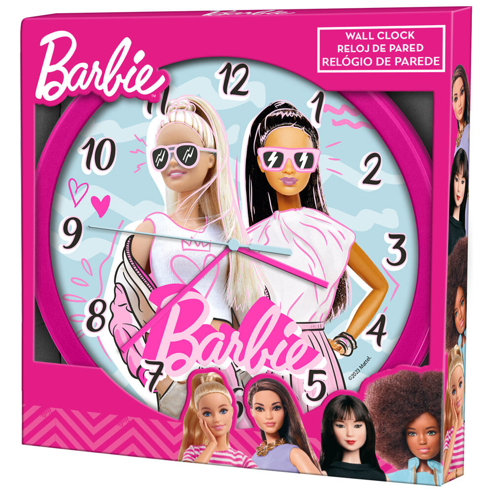 Barbie Wandklok