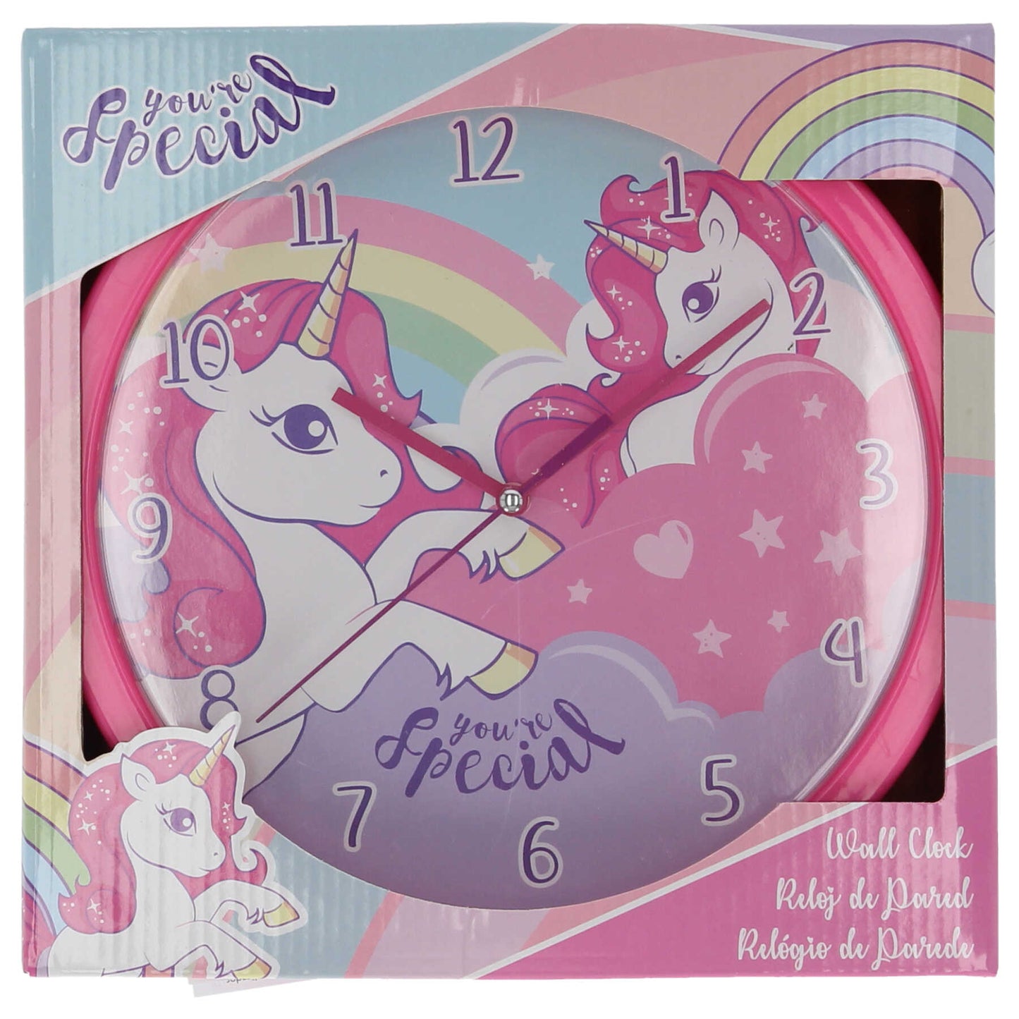 Unicorn Wandklok