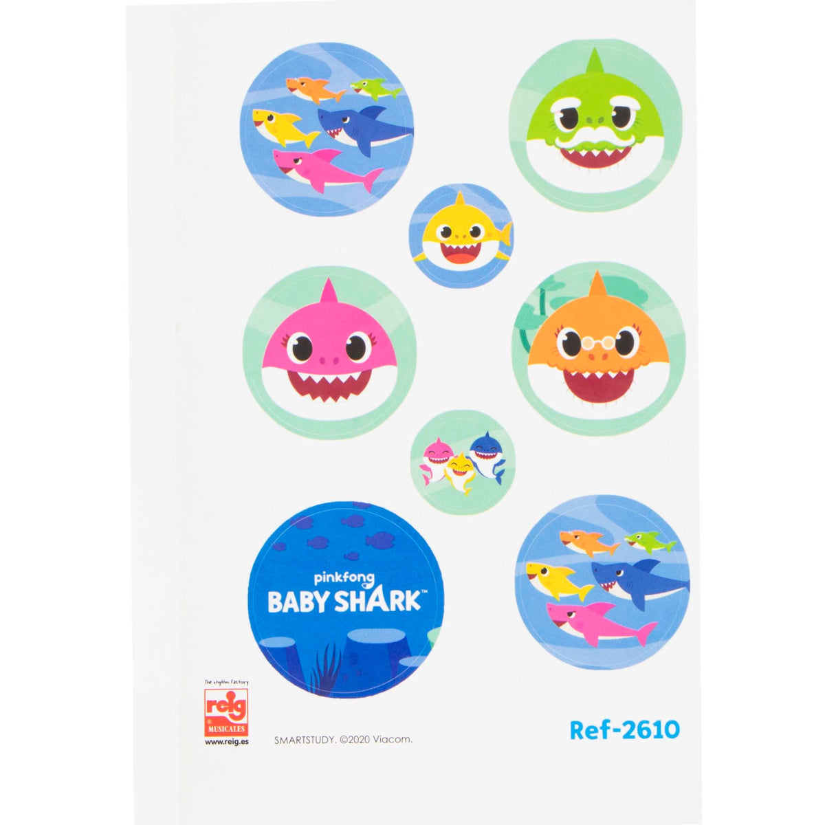 Baby Shark gitaar met microfoon