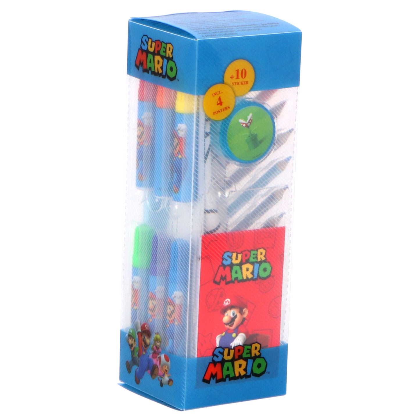 Super Mario Teken- en schrijftoren 35 stuks