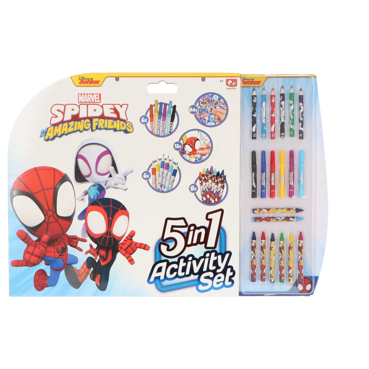 Spiderman 5-in-1 kleurset - Spidey