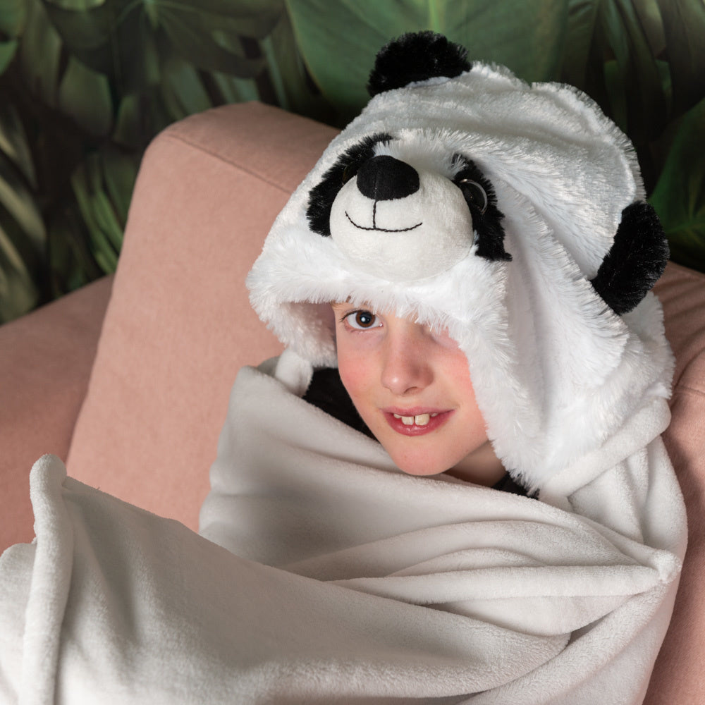 Noxxiez fleece deken - panda
