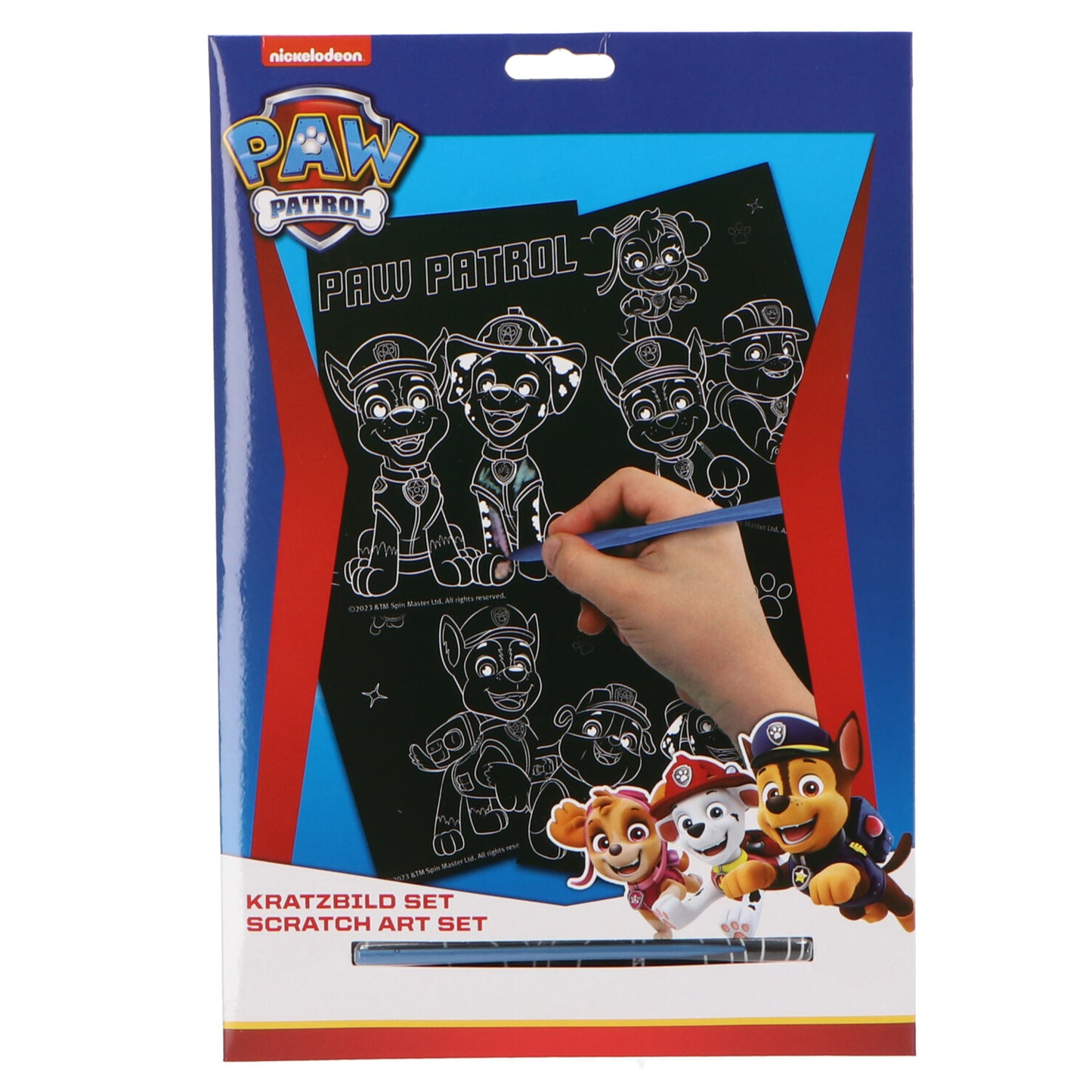 Paw Patrol Scratch Art Set