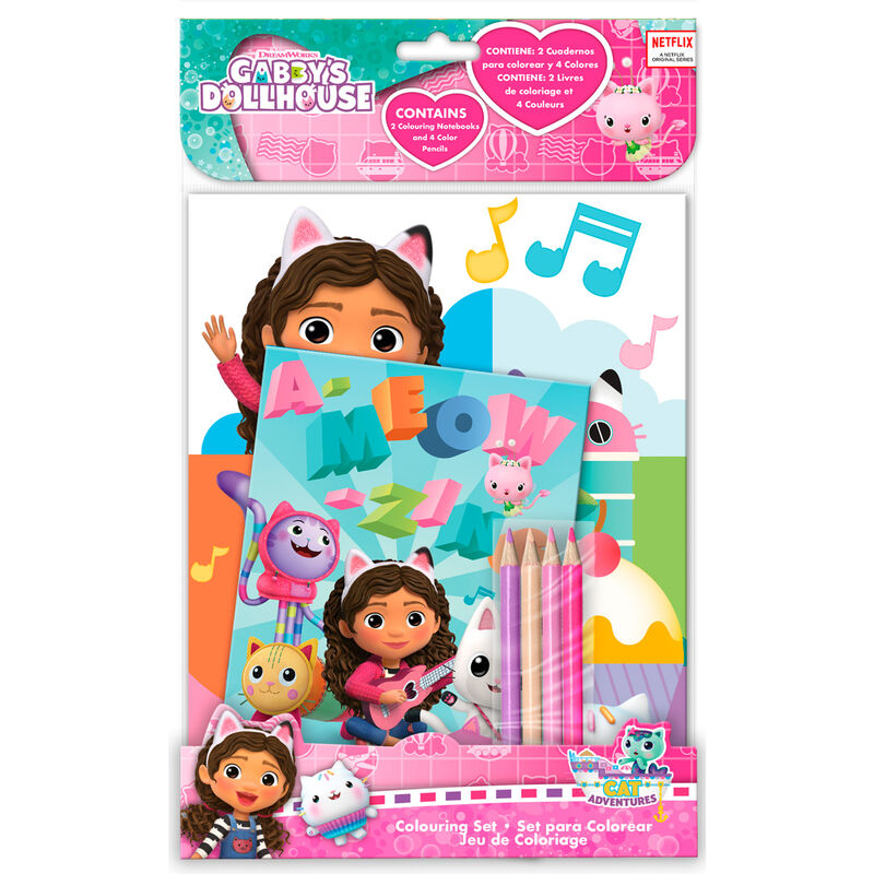 Gabby's Dollhouse Kleur set