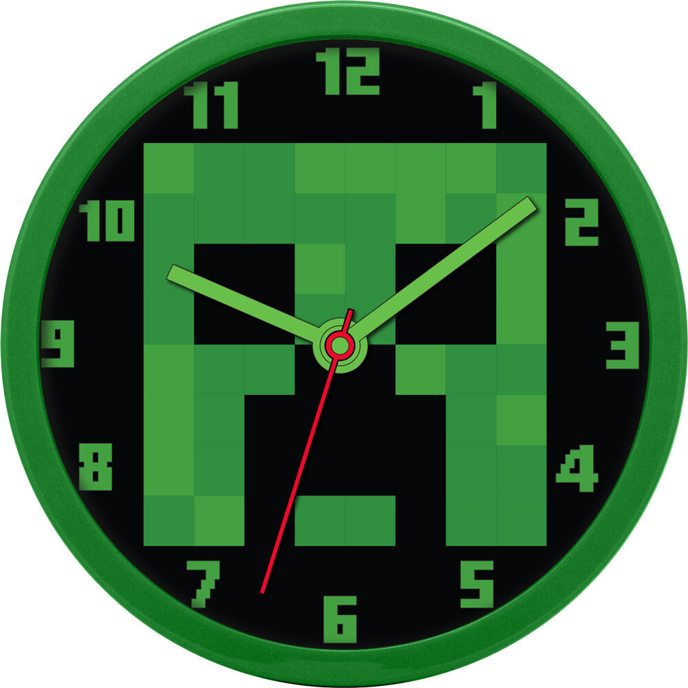 Minecraft Wandklok