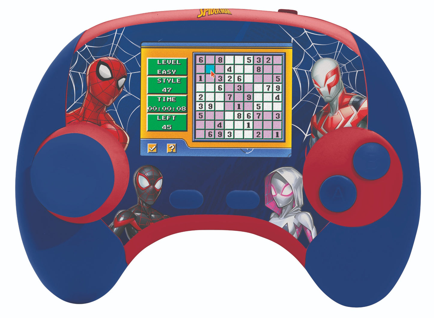Spiderman Spelcomputer Tweetalig met LCD-scherm FR/EN