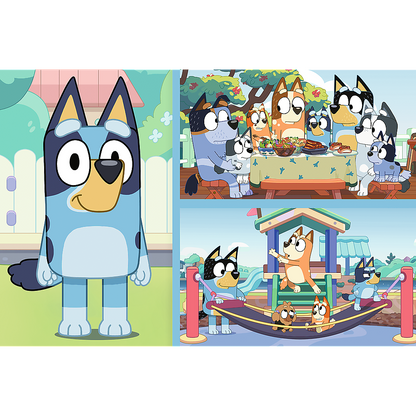 Bluey 2-in-1 dubbelzijdige XL puzzel