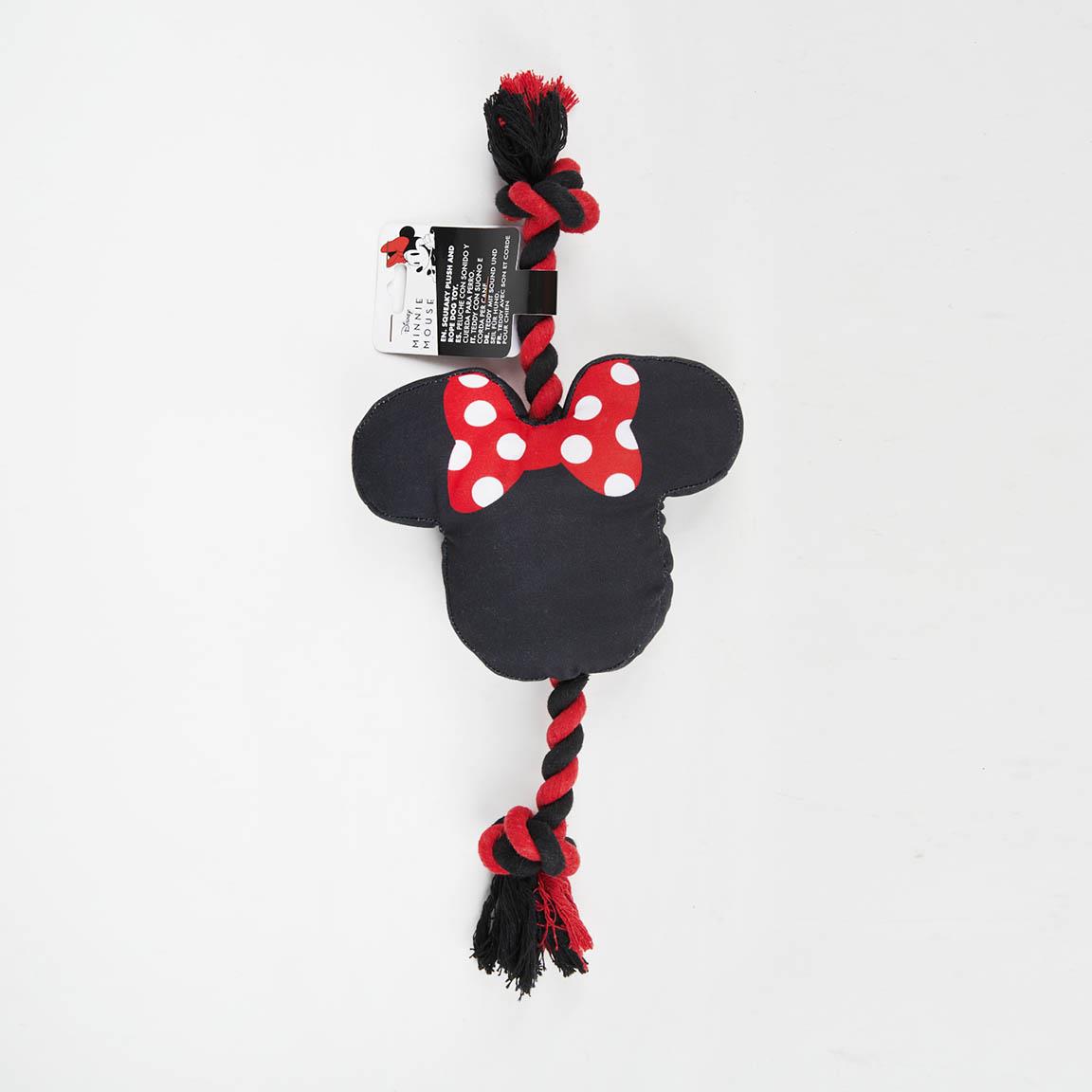 Minnie Mouse Hondenspeeltje - piepend pluche en touw