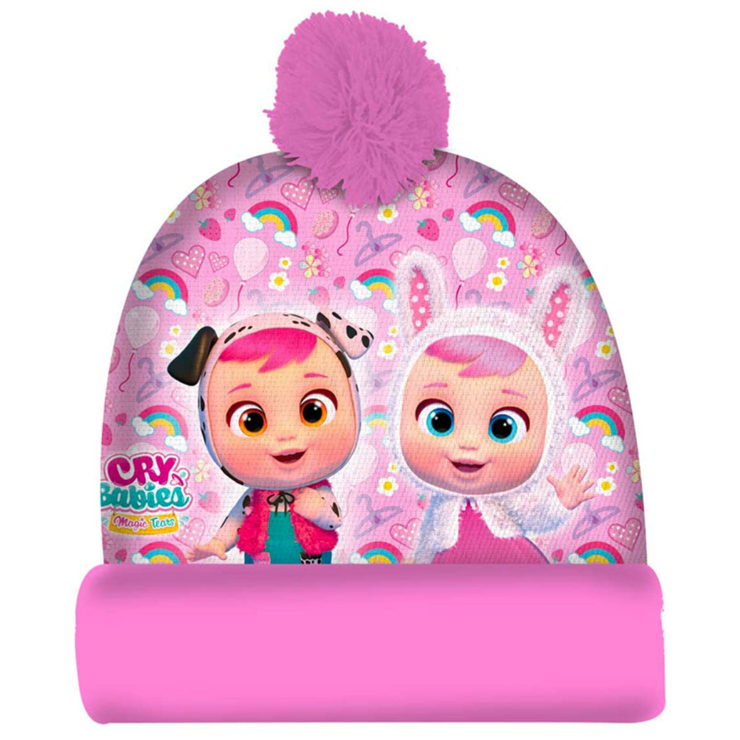 Cry babies muts met pompom