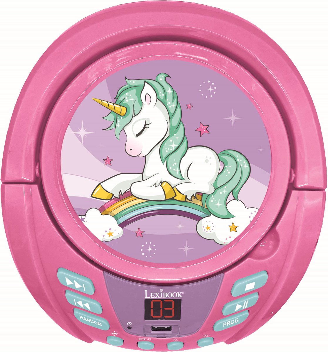 Unicorn Draagbare Bluetooth CD Speler