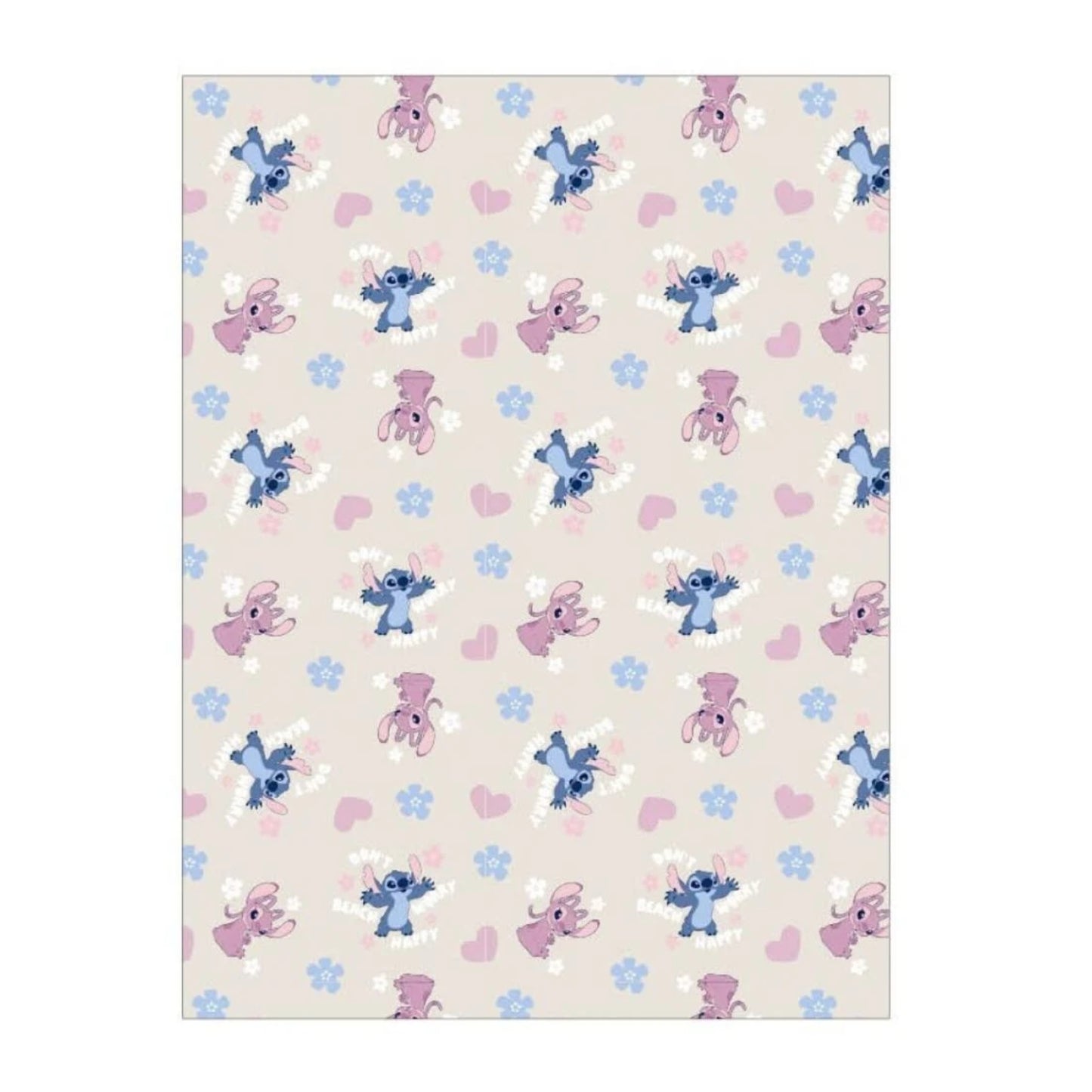 Lilo & Stitch fleece deken - flanel