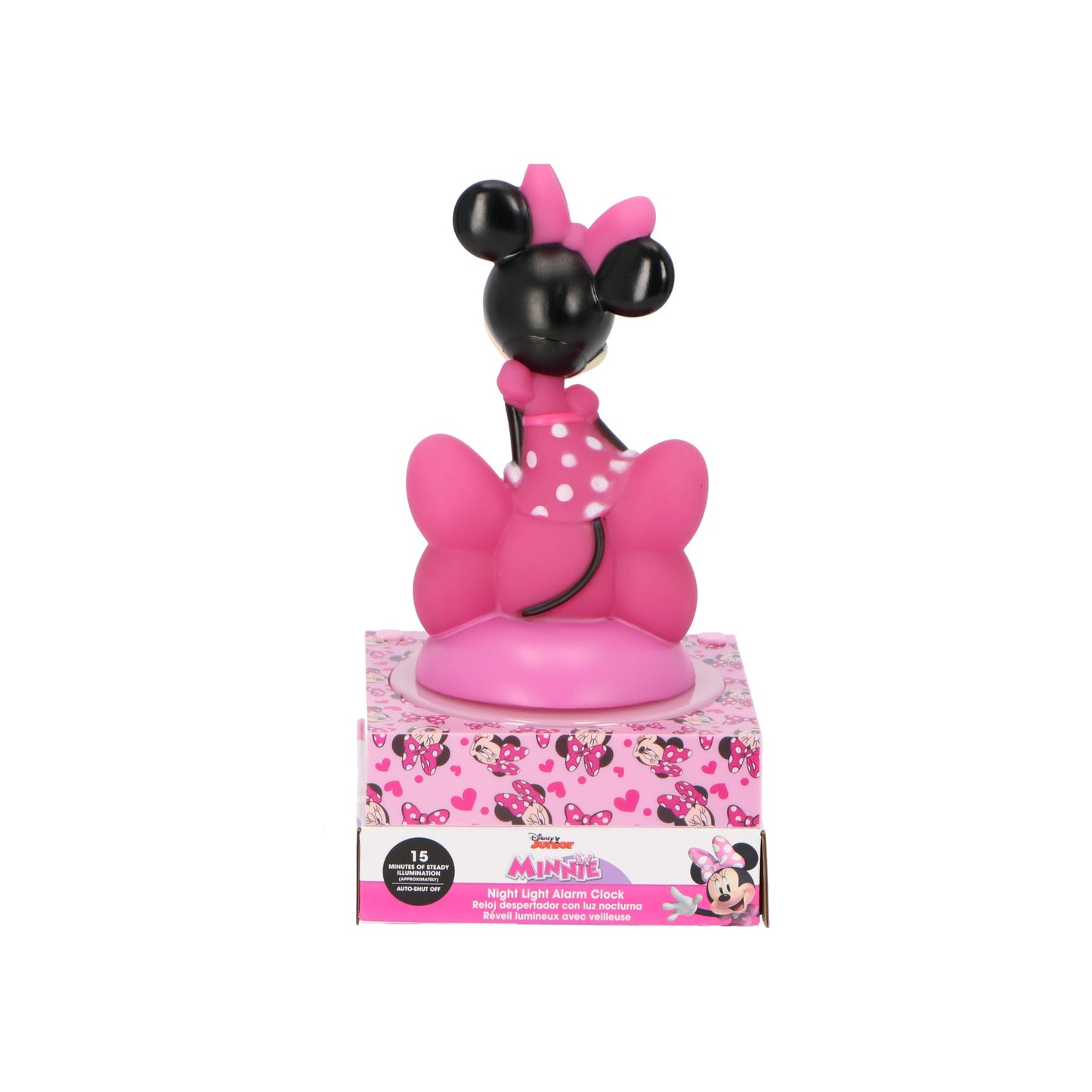 Minnie Mouse 3D Wekker met nachtlampje en geluiden