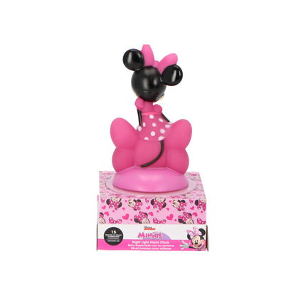 Minnie Mouse 3D Wekker met nachtlampje en geluiden