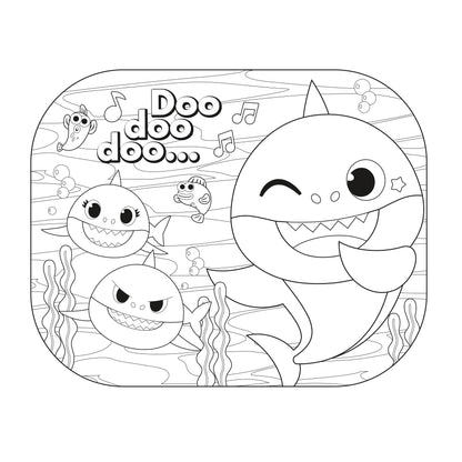 Baby Shark auto zonnescherm