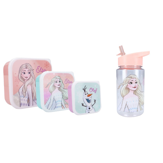 Frozen lunchset; snackbox en drinkfles