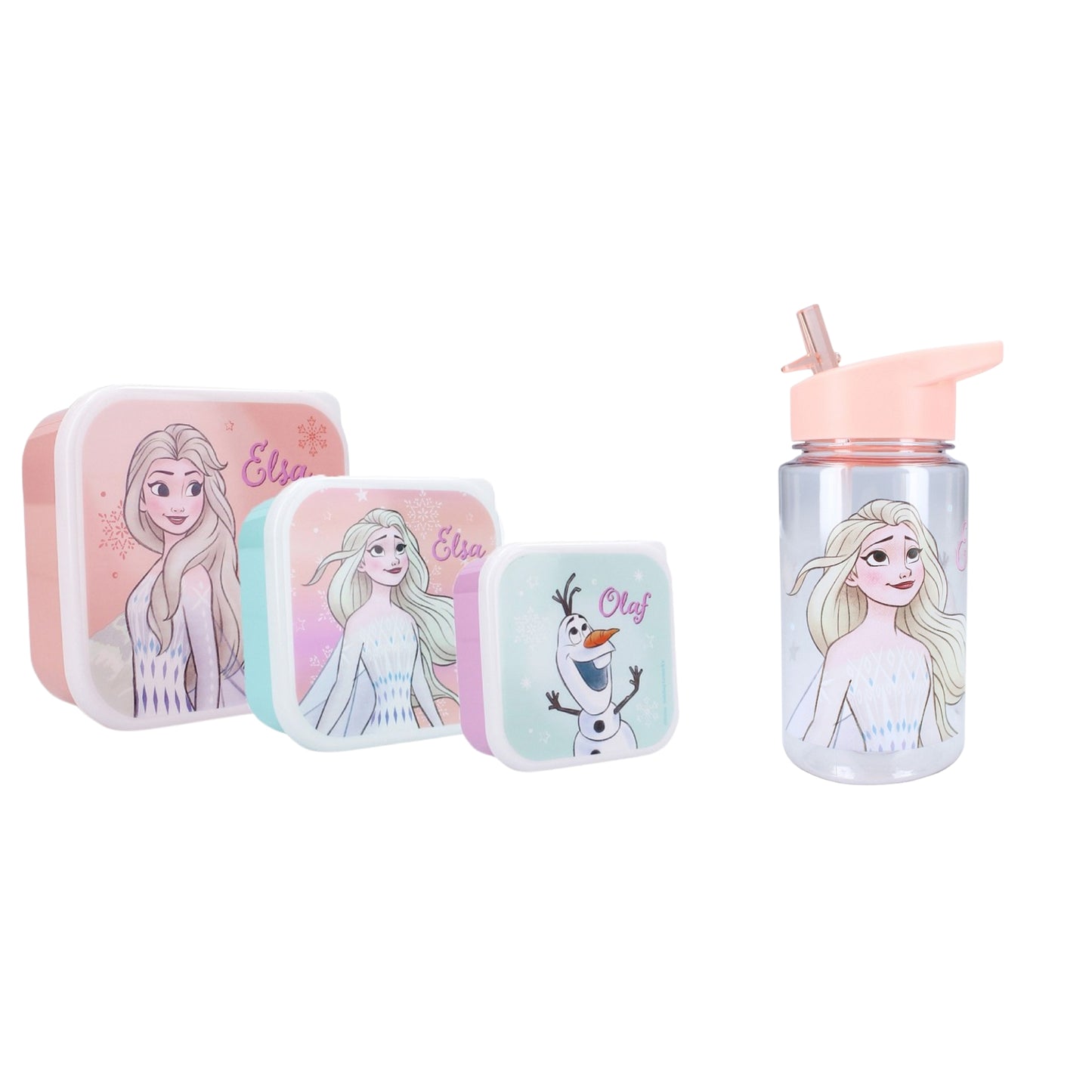 Frozen Drinkfles & 3-1 in Snackbox