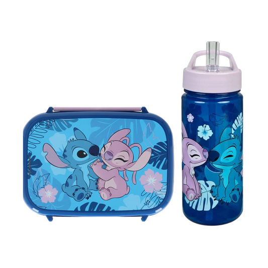Lilo & Stitch lunchset; lunchbox en drinkfles