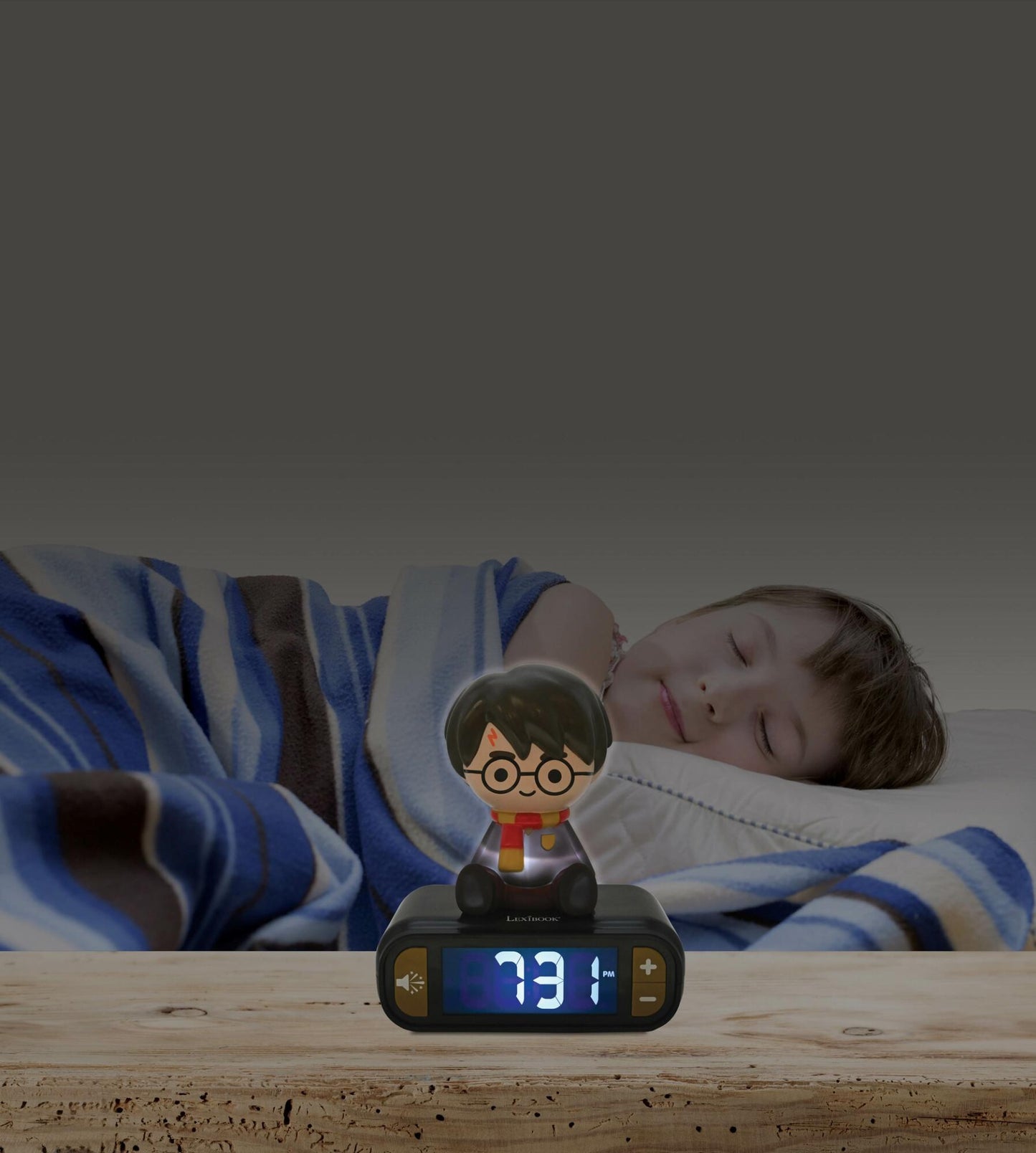 Harry Potter Wekker met nachtlampje en geluiden 3D