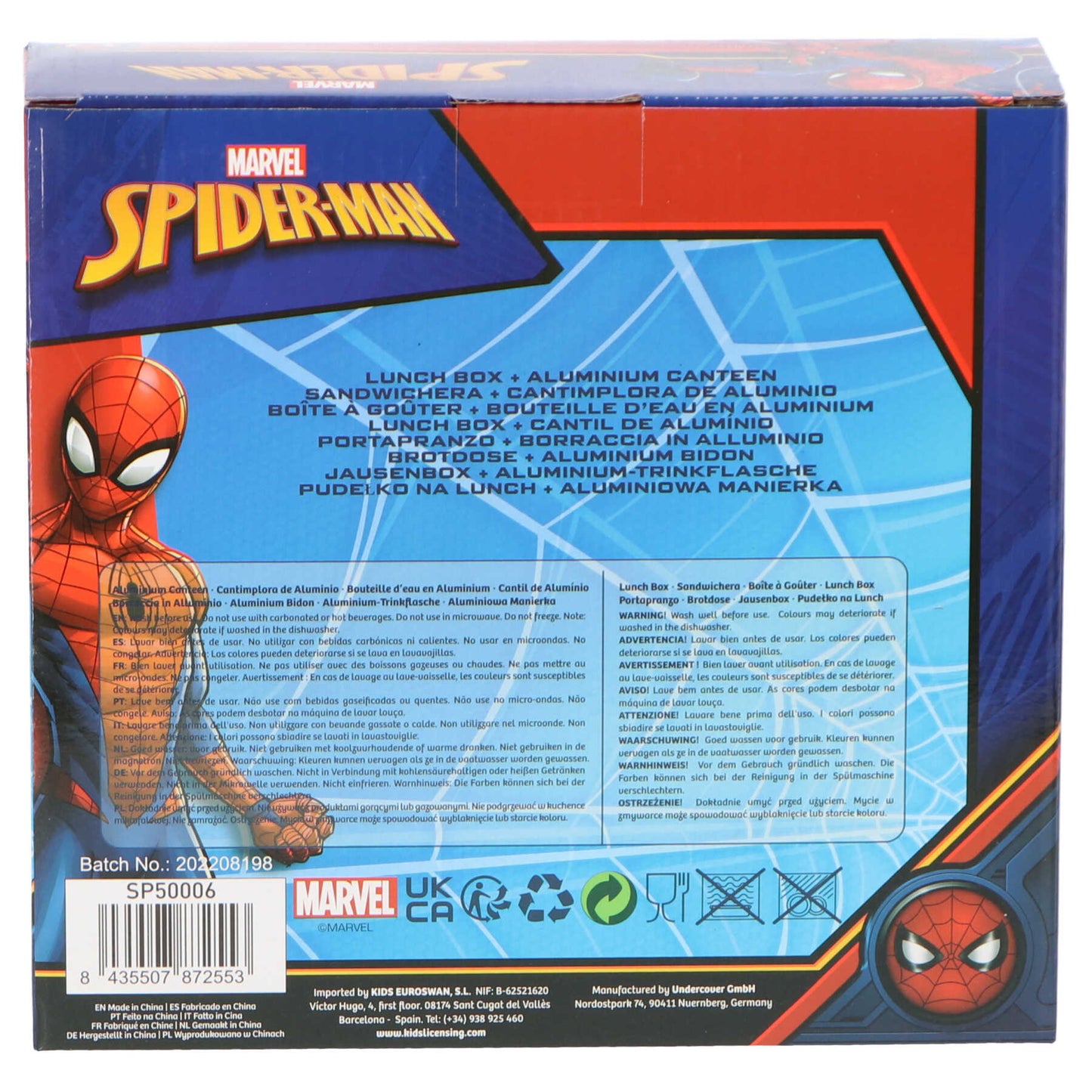 Spiderman lunchset