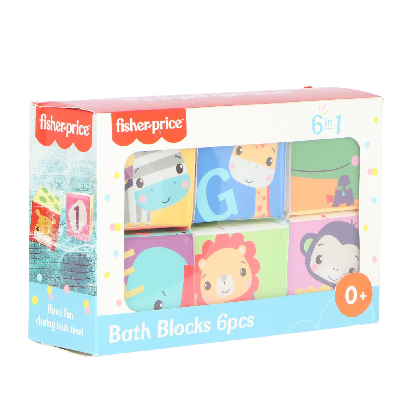 Fisher-Price Baby Bad Blokken 6 Stuks