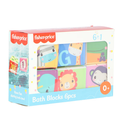 Fisher-Price Baby Bad Blokken 6 Stuks