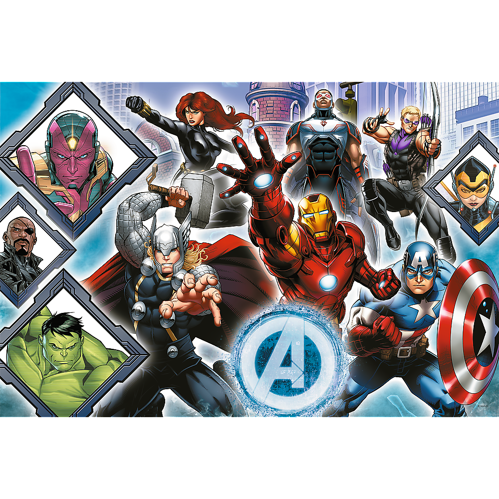 Avengers super shape XL puzzel