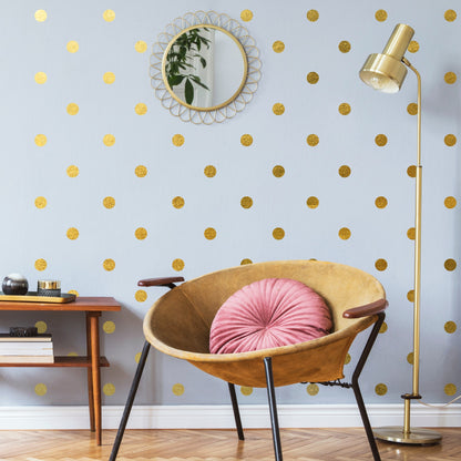 Muursticker - Confetti Goud