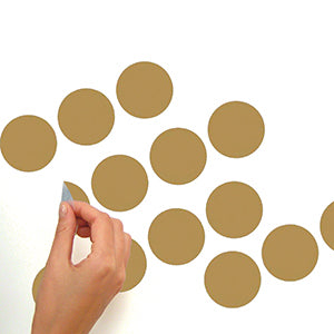 Muursticker - Confetti Goud