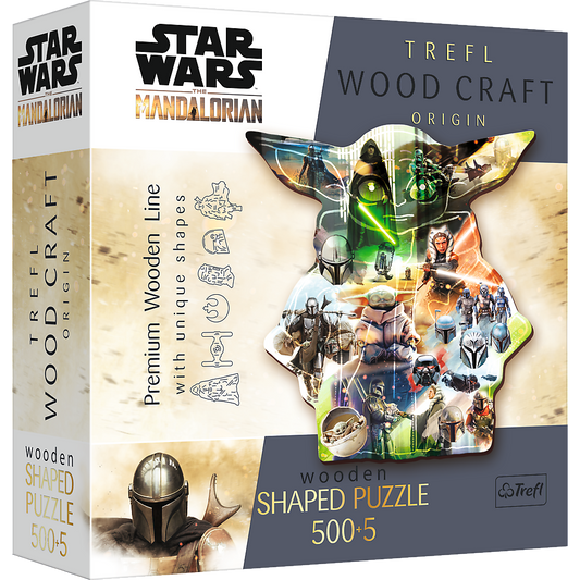 Star Wars houten puzzel - Mandalorian