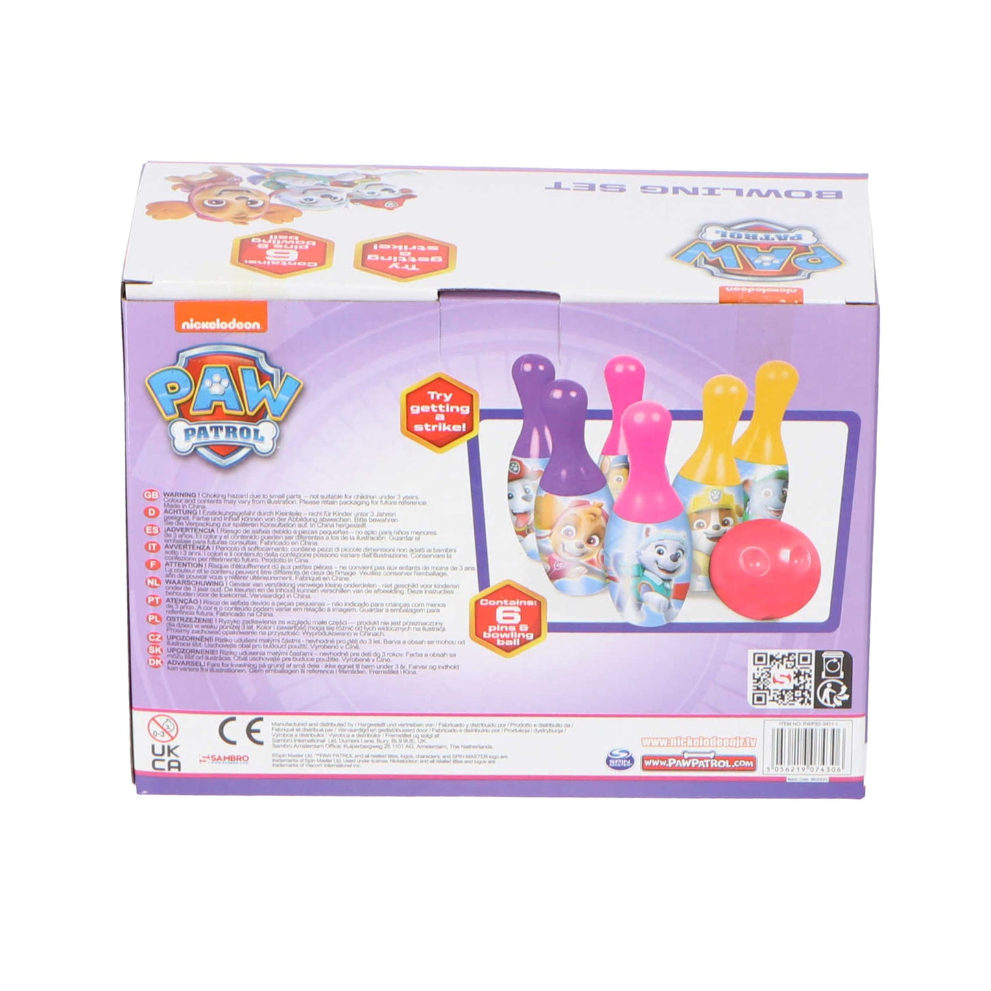 Paw Patrol Bowlingset