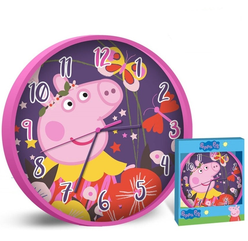 Peppa Pig wandklok