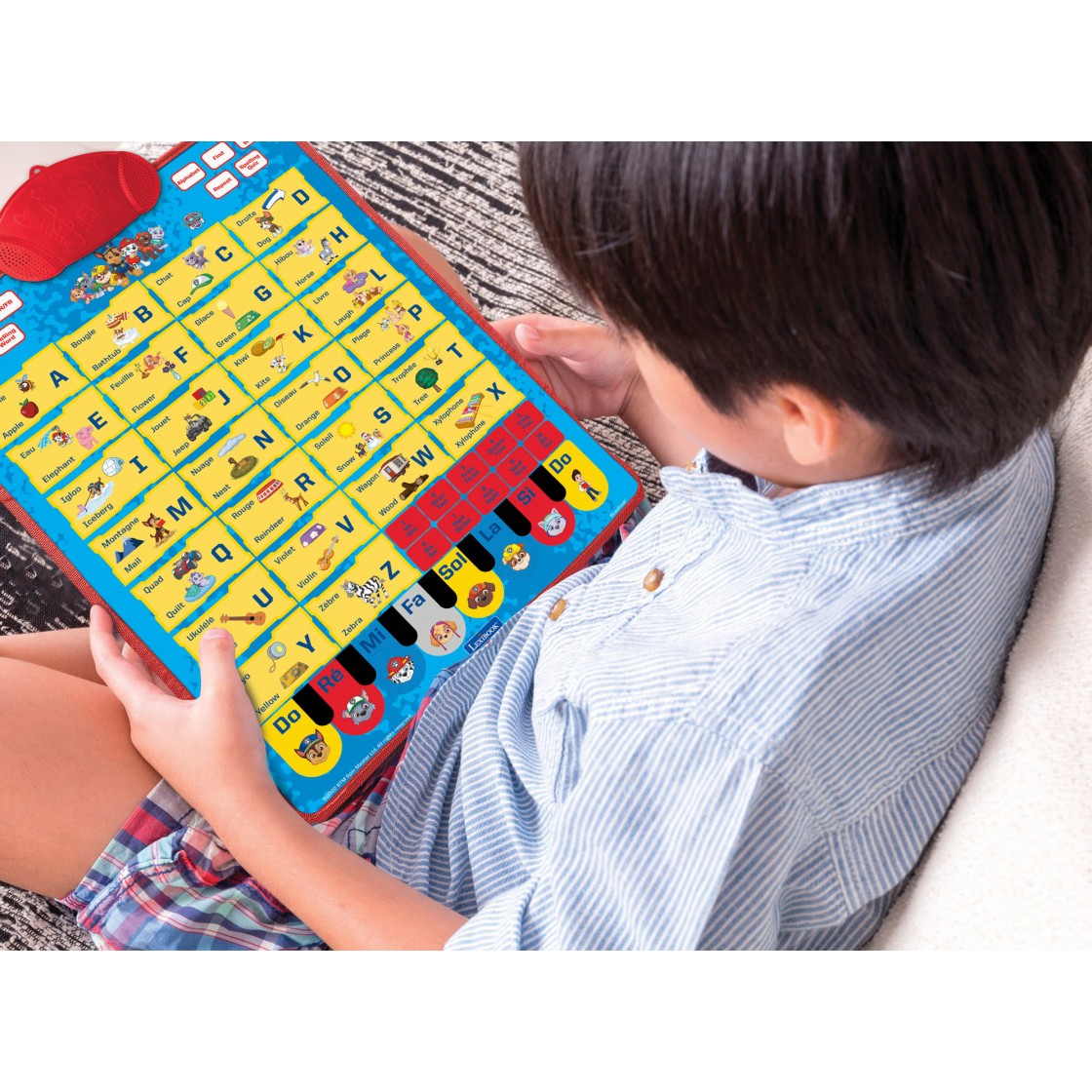 Paw Patrol Tweetalige Sprekende Educatieve Poster - EN/FR