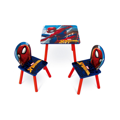 Spiderman Kindertafel met 2 stoelen