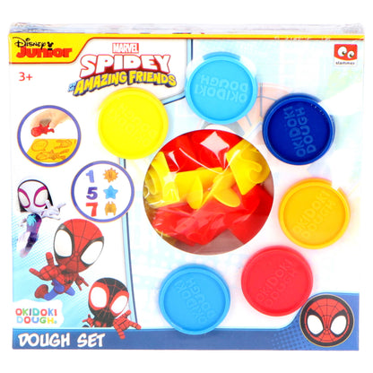 Spiderman Okidoki Klei Vormen + Cijfers 2 Assorti