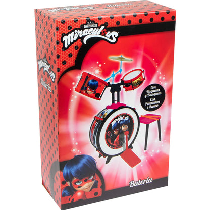 Miraculous Ladybug Drumstel met krukje