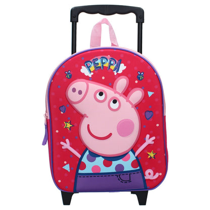 Peppa Pig 3D trolley rugzak