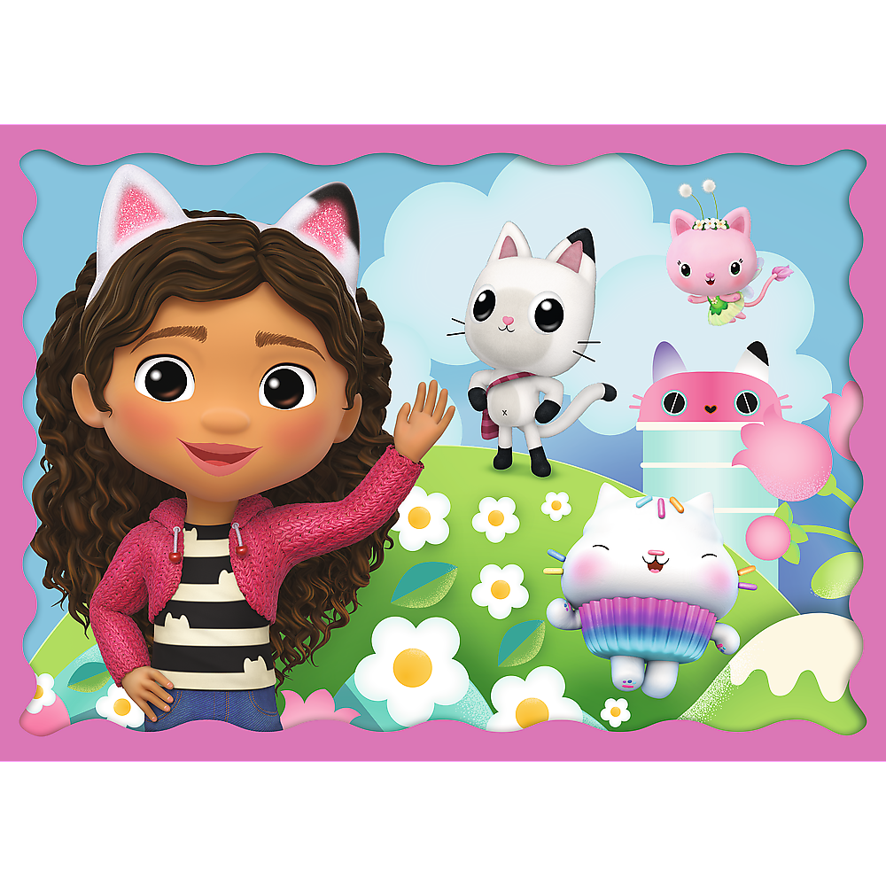 Gabby's Dollhouse 4-in-1 Puzzel