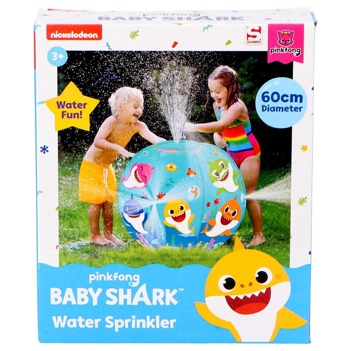 Baby Shark strandbal sproeier