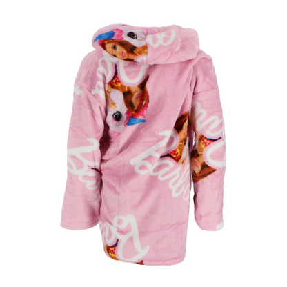 Barbie hoodie deken