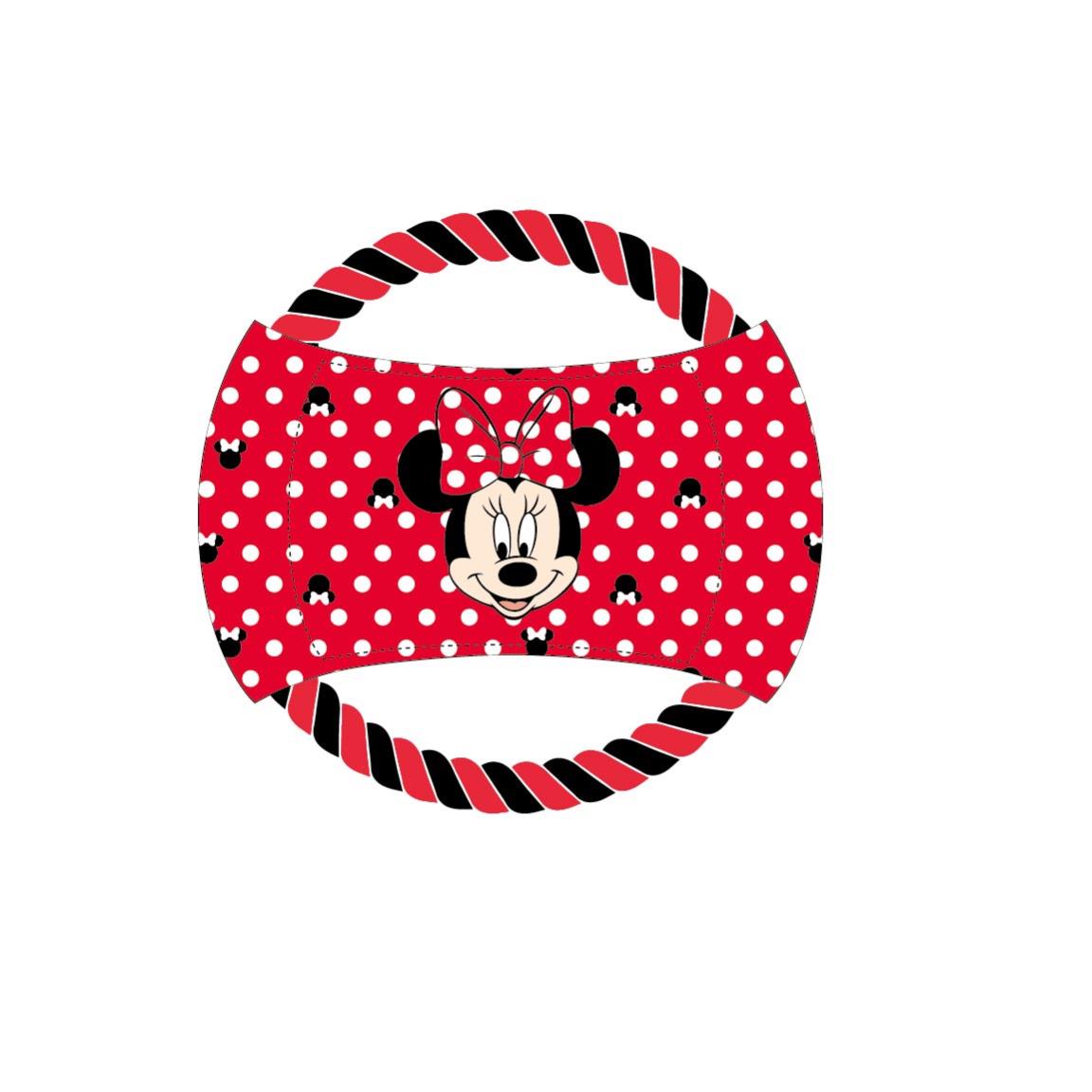 Minnie Mouse Hondenspeeltje - piepend pluche en touw
